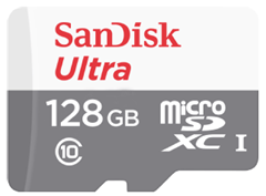 Bild zu SANDISK Ultra® microSDXC™, Speicherkarte, 128 GB für 17€