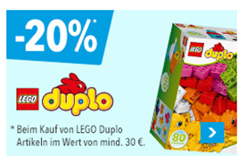 Bild zu Toys”R”Us: 20% Rabatt auf LEGO Duplo (ab 30€ MBW)