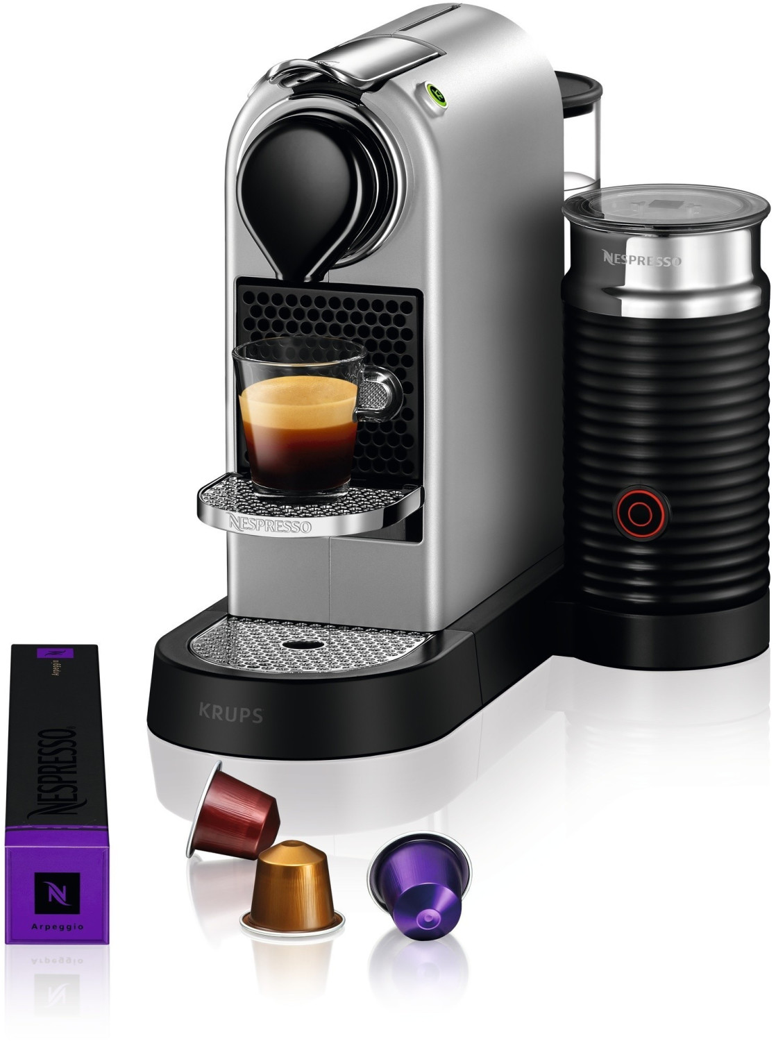 Bild zu Kapselmaschine Krups XN760B Nespresso New CitiZ & Milk für 99€ (Vergleich: 145,94€)