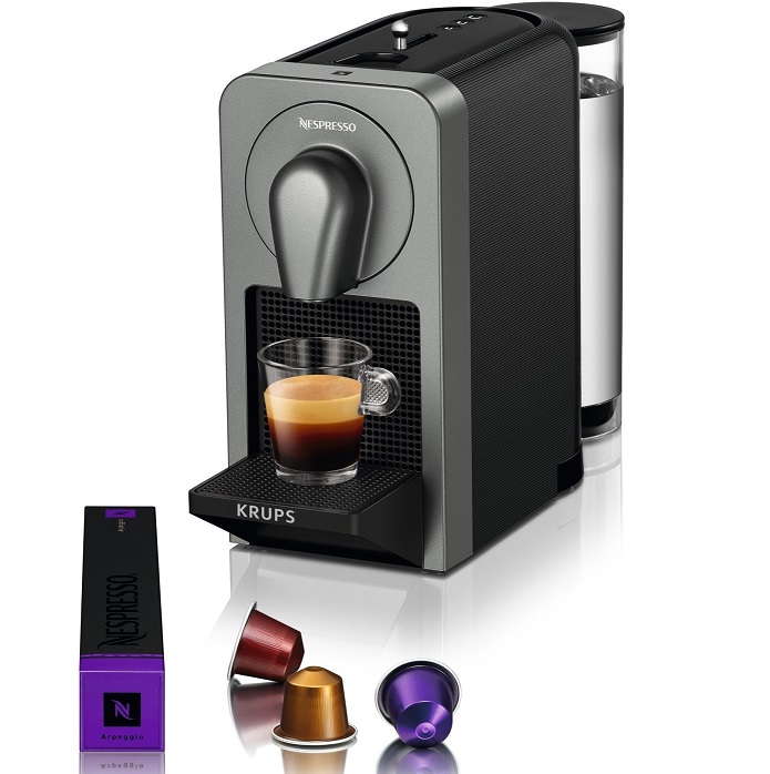 Bild zu Kapselmaschine Krups Nespresso Prodigio XN410T für 108,90€ (Vergleich: 130,99€