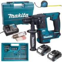 Bild zu Makita 10.8 V SDS+ Akku Bohrhammer HR166DSAE1 + 2x Akku 2.0Ah + Bits Bohrerset für 129,95€ inkl. Versand (Vergleich: 139,99€)