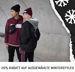 Bild zu [endet heute] Puma: 20% Rabatt auf ausgewählte Winterstyles