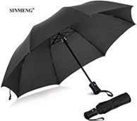 SINMENG Regenschirm Taschenschirm sturmfest bis 140 km h klein stabil automatik reise Schirm Umbrella