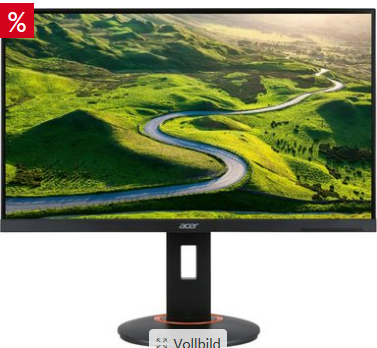 Bild zu Acer XF250QA Gaming-LED-Monitor (1920 x 1080 Pixel, Full HD, 1 ms Reaktionszeit, 240 Hz) für 275,94€ inkl. Versand (Vergleich: 386€)