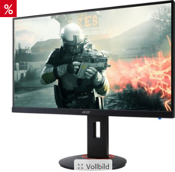 Bild zu Acer XF270HB Gaming-LED-Monitor (1920 x 1080 Pixel, Full HD, 1 ms Reaktionszeit, 144 Hz) für 243,76€ inkl. Versand (Vergleich: 275€)