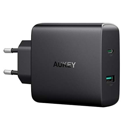 Bild zu AUKEY USB C 56,5W Ladegerät (1-Port mit 46W Power Delivery 3.0 & 5V 2,1A) für 22,99€ inkl. Versand