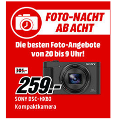 Bild zu MediaMarkt Foto nacht ab Acht mit  Kameras, Drohnen und Zubehör zu reduzierten Preisen