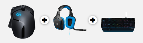 Bild zu Logitech G402 Gaming Maus + G430 Gaming Headset + G910 Gaming Tastatur für 149€ (Vergleich: 201,11€)