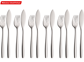 Bild zu WMF Prego Fischbesteck-Set 12-teilig für 14,99€ (Vergleich: 21,50€)