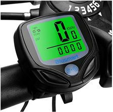 Bild zu Blusmart Drahtloser LCD Fahrradcomputer (misst Geschwindigkeit und Distanz, Wasserdicht) für 3,99€