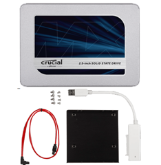 Bild zu CRUCIAL MX500, 500 GB SSD, 2.5 Zoll, intern + CRUCIAL Installationskit ab 59€ (Vergleich: 84,88€)