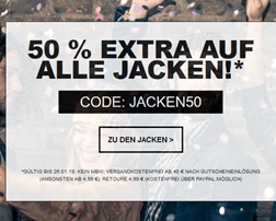 Bild zu Jeans Direct: 50% Rabatt auf alle Jacken