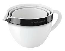 Bild zu KitchenAid Keramikschüssel-Set 3-teilig Onyx Schwarz für 54,99€ (Vergleich: 73,98€)