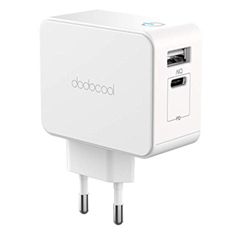 Bild zu dodocool USB Ladegerät (30W, 2 Port inkl. USB C) für 13,99€