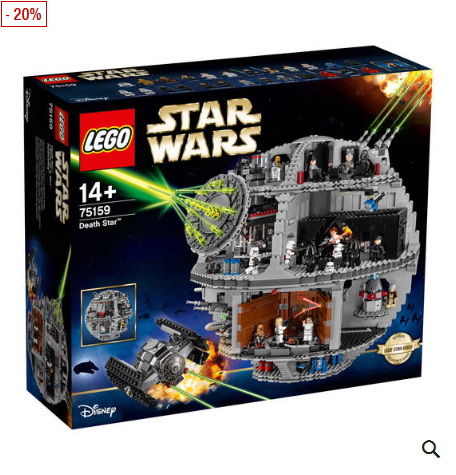 Bild zu Lego Star Wars Todesstern 75159 für 382,49€ inkl. Versand (Vergleich: 445€)