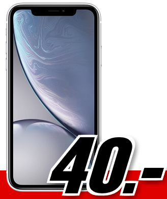 Bild zu Apple iPhone XR 64 GB (einmalig 40€) inkl. Vodafone Real Allnet Tarif (8GB Datenvolumen bis zu 42,2Mbit/s, Allnet/SMS-Flat) für 31,99€/Monat