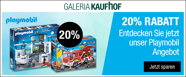 Bild zu Galeria Kaufhof: 20% Rabatt auf Playmobil