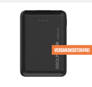 Bild zu REALPOWER 10.000 mAh HD Powerbank für 15€ inkl. Versand (Vergleich: 19€)