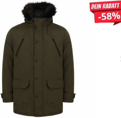 Bild zu Tokyo Laundry Lenart Fur Trim Hooded Winterjacke für 28,94€ inkl. Versand (Vergleich: 41,52€)