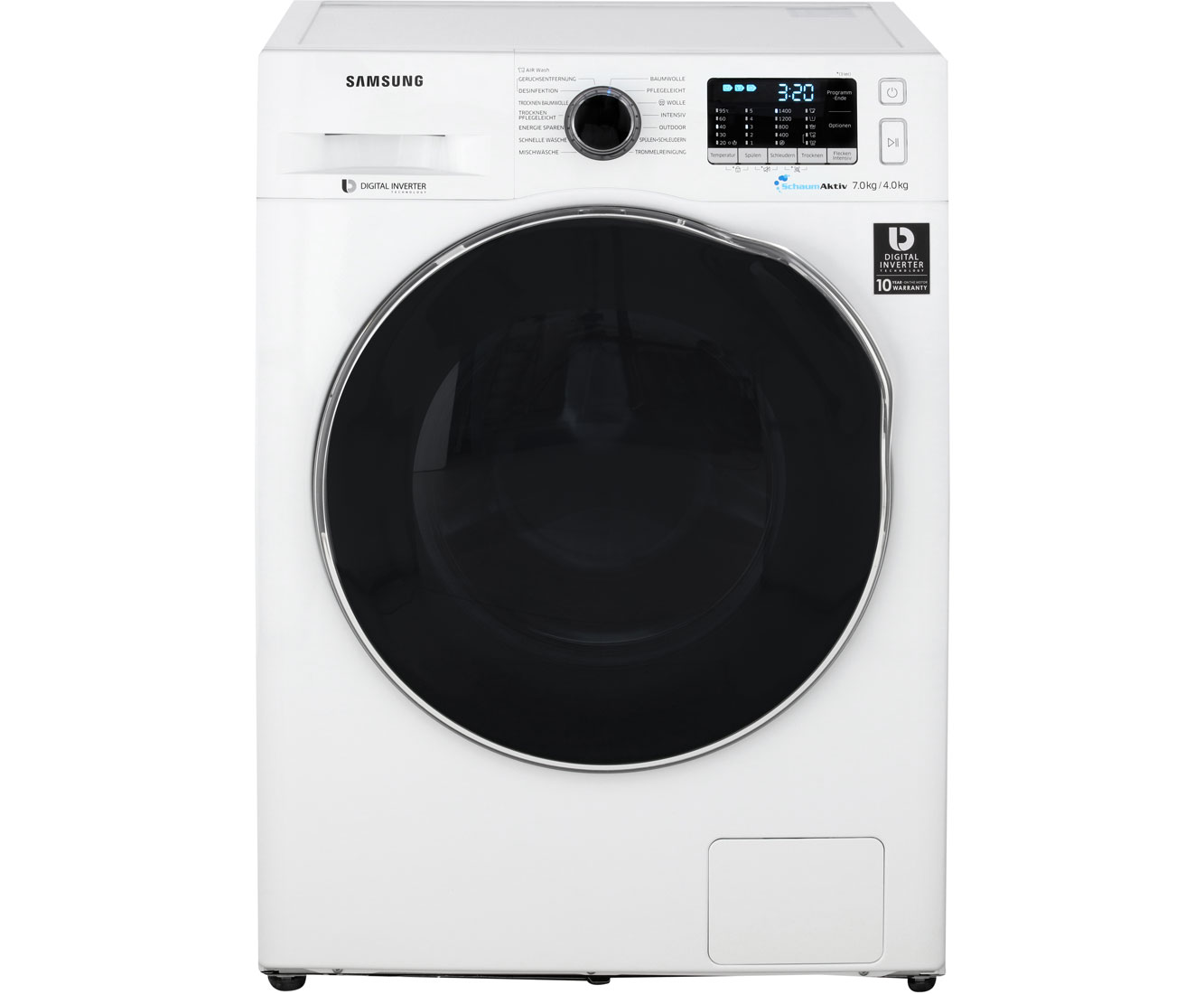 Bild zu Waschtrockner Samsung WD72J5A00AW/EG für 499€ (Vergleich: 550,28€)