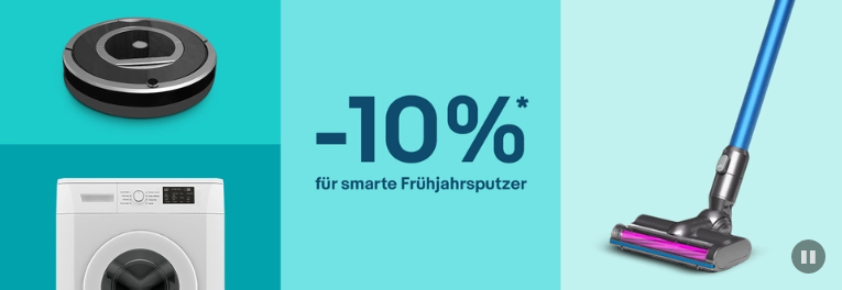 Bild zu eBay: 10% Rabatt auf ausgewählte Haushaltsgeräte & Gaming Artikel