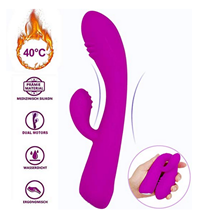 Bild zu G-Punkt Vibrator mit Klitoris Stimulation (beheizbar) für 12,76€