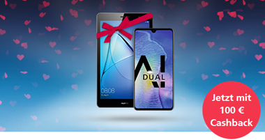 Bild zu Huawei Mate 20 (128 GB) für 1€ + gratis Huawei MediaPad T5 10.0 + 100€ zurück im o2 Free M (10 GB mit 225 MBit/s LTE) für 36,99€/Monat