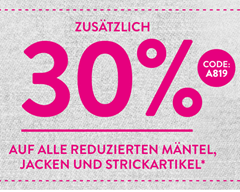 Bild zu Adler Mode: 30% Rabatt auf bereits reduzierte Mäntel, Jacken & Strickartikel