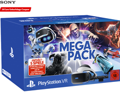 Bild zu SONY PlayStation VR Megapack: PlayStation VR &  PlayStation Camera & 5 Spiele (VOUCHER) für 259€ inkl. 20€ MediaMarkt Gutschein (Vergleich: 329€)