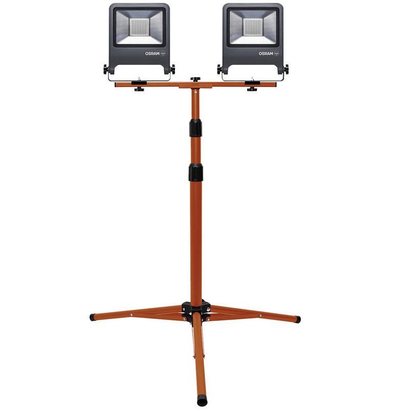 Bild zu Osram LED Worklight Tripod Arbeitsleuchte mit Stativ (2 x 50 Watt) für 58,90€ (Vergleich: 69€)