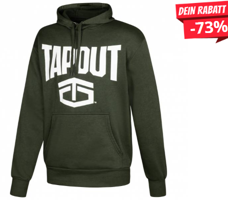 Bild zu SportSpar: Tapout Classic Kapuzen Hoody für 15,94€ inkl. Versand (Vergleich: 19,99€)