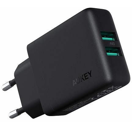 Bild zu Aukey PA-U50 USB Ladegerät 2-Port 24W 4.8A für 13,79€