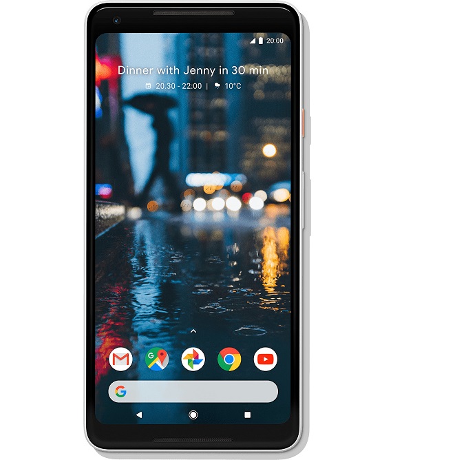 Bild zu [B-Ware] Google Pixel 2 XL 128 GB Schwarz-Weiß für 359,99€ (Vergleich: 499€)