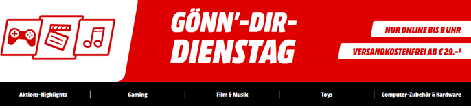 Bild zu MediaMarkt “Gönn dir Dienstag” mit z.B. Produkten von Nintendo