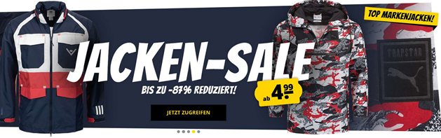 Bild zu SportSpar – Mega Jacken Sale mit bis zu 87% Rabatt