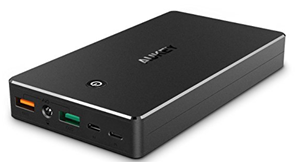 Bild zu AUKEY Quick Charge 3.0 Powerbank 20000mAh, Externer Akku 2 Ports mit Lightning & Micro-USB Eingang für 26,99€