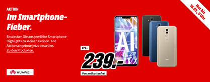 Bild zu MediaMarkt Smartphone Fieber, z.B. Huawei Y6 (2018) 16GB Samrtphone für 89€