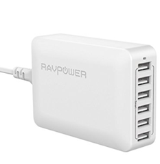 Bild zu [Top] RAVPower 60W USB C Ladegerät (6 x Ausgänge) für 13,99€ inklusive Versand