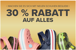 Bild zu Crocs: 30% Rabatt auf alles + kostenlose Lieferung