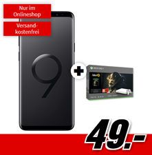 Bild zu Samsung Galaxy S9+ Dual-SIM inkl. Xbox One X 1TB – Robot White Fallout 76 Bundle (einmalig 49€) inkl. Vodafone Real Allnet Tarif (10GB Datenvolumen, Allnet/SMS-Flat) für 36,99€/Monat