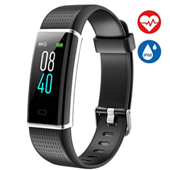 Bild zu AISIRER Fitness Armband (IP68 wasserdicht, Farbdisplay, 14 Modi, Herzfrequenzmesser, WhatsApp kompatibel usw.) für 20,99€