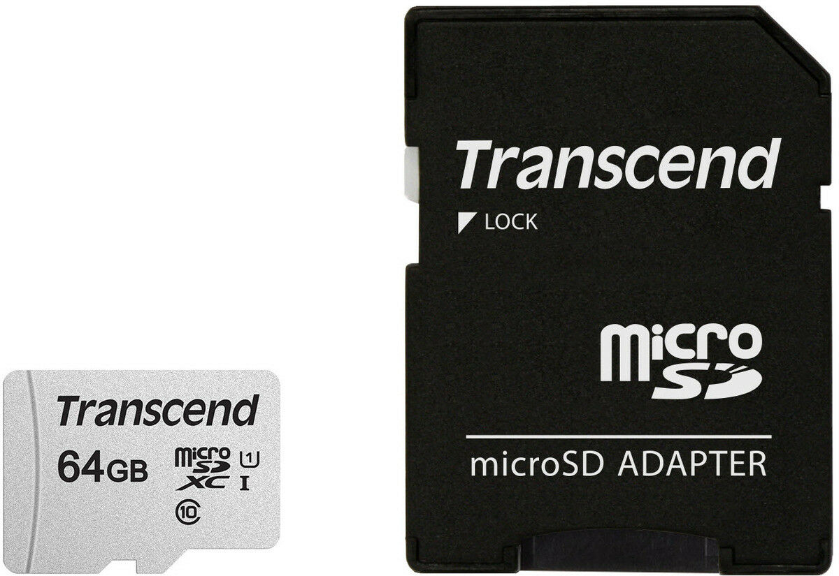 Bild zu 64 GB Transcend microSDXC Speicherkarte Premium 300S für 8,88€ (Vergleich: 15,51€)