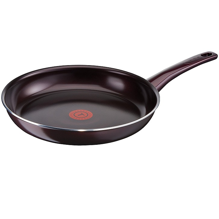 Bild zu 32 cm Bratpfanne Tefal C40208 Dark Ruby für 24,90€ (Vergleich: 37,42€)