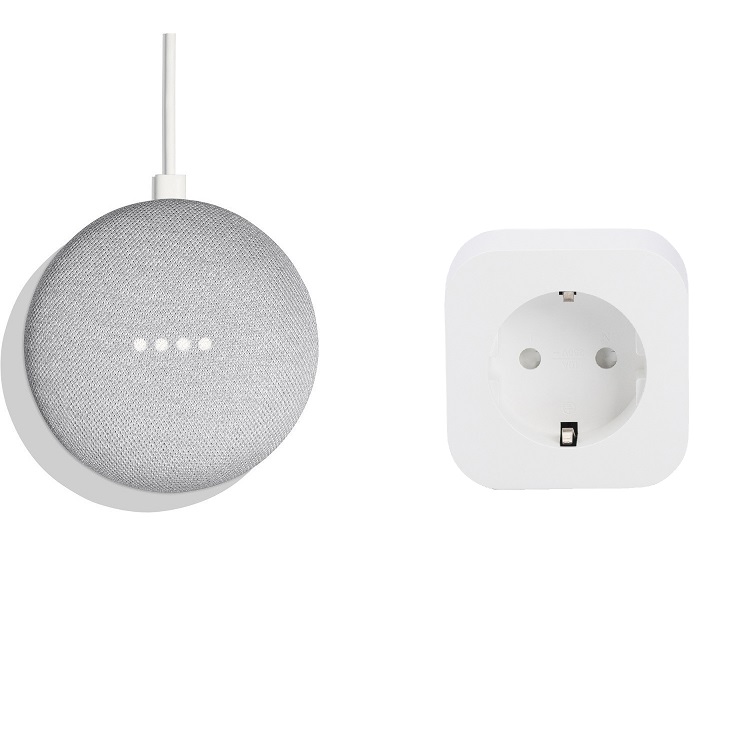 Bild zu Google Home Mini und EDNET WLAN Steckdose für 49€ (Vergleich: 57,97€)