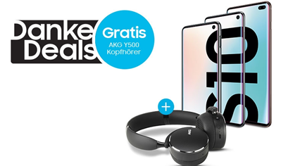 Bild zu Gratis AKG Y500 Wireless-Kopfhörer beim Kauf/Vertragsabschluss eines Samsung Galaxy S10e I S10 I S10+