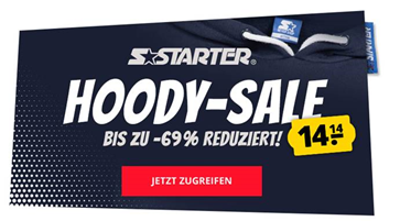 Bild zu SportSpar: STARTER Hoody-Sale, Hoodies für je 14,14€ zzgl. Versand