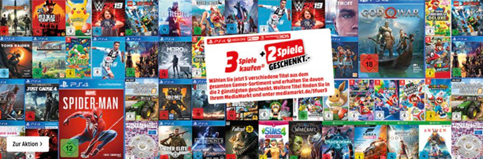 Bild zu MediaMarkt: 5 Spiele kaufen – Nur 3 Spiele zahlen