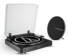 Bild zu Audio Technica Plattenspieler + Bluetooth-Lautsprecher AT-LP60SPBT für 135,90€ (Vergleich: 199€)