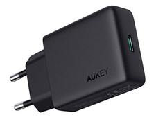 Bild zu AUKEY USB-C Ladegerät mit 18W Power Delivery 3.0 für 15,99€