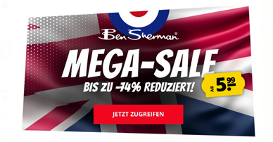 Bild zu BenSherman Sale mit bis zu 74% Rabatt, so z.B. Hemden für 19,99€